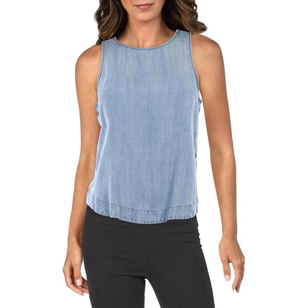Velvet Heart Light Blue Tencel Sleeveless Tank Top